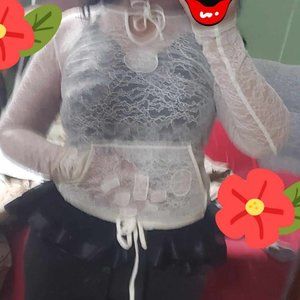Chanel lace top
